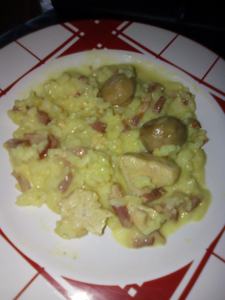 Risotto Poulet curry