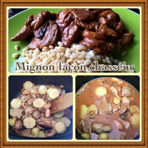 Filet Mignon fa on chasseur Recette Cookeo