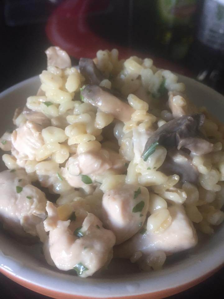 Blesotto poulet / champignons au Cookeo