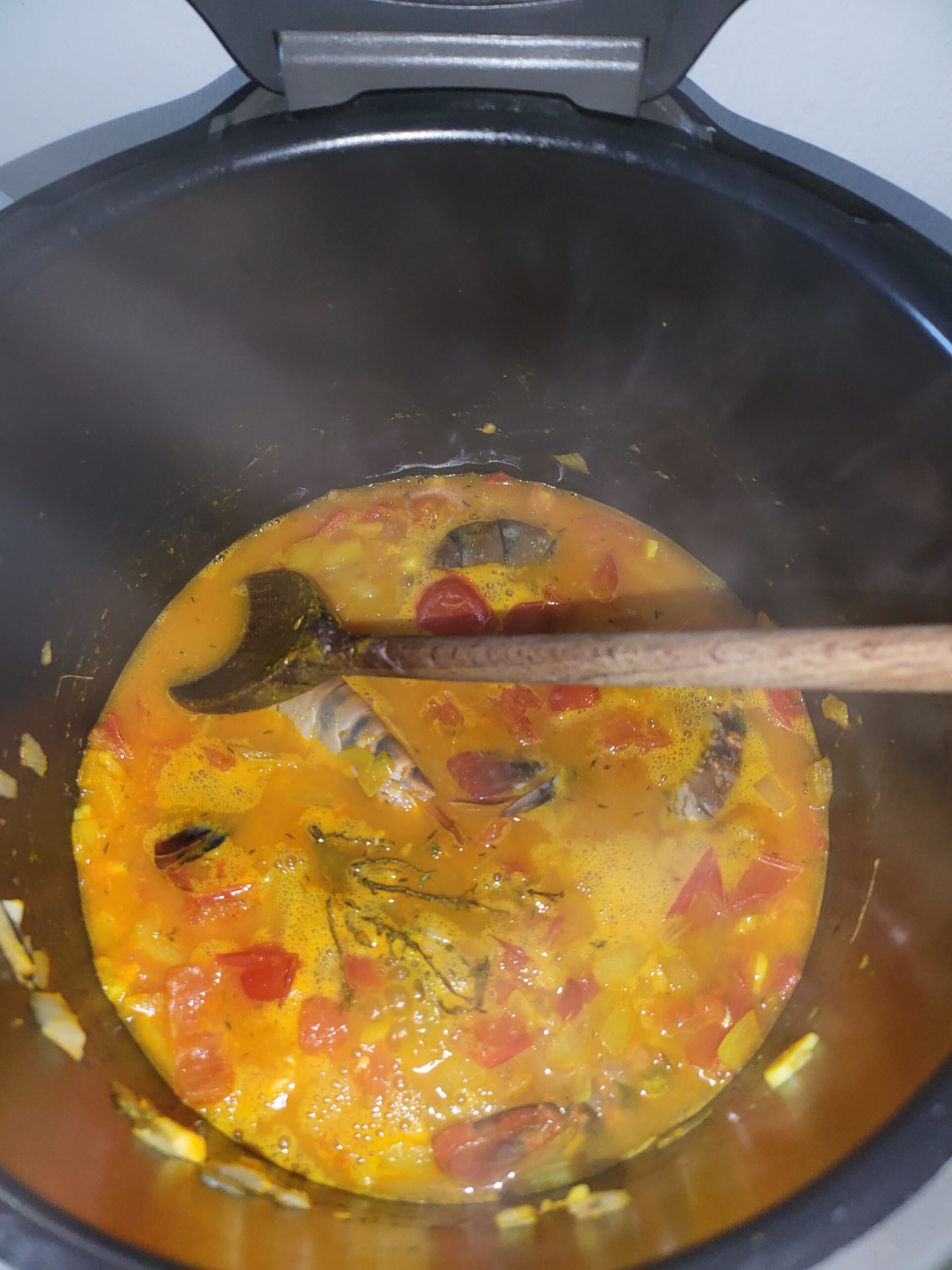 Gambas en robe de vermicelle de riz et bonbons au boudin - Espiègle  gourmandise